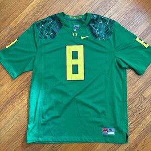 🏈 🦆 University of Oregon Ducks #8 Football Jersey | NIKE | Adult | Size XL